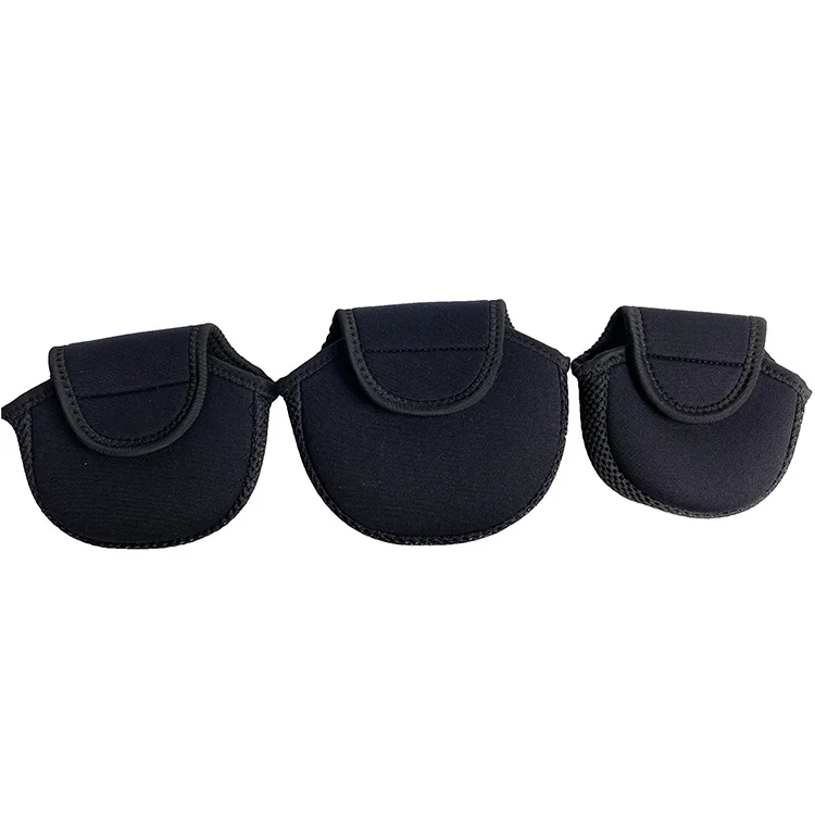Factory Wholesale Price Custom Logo Neoprene Fly Spinning Fishing Reel Pouch Case