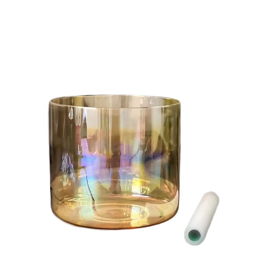 Customized Size Umber Cosmic Alchemy Crystal Sound Bowl For Spiritual Zen Meditation