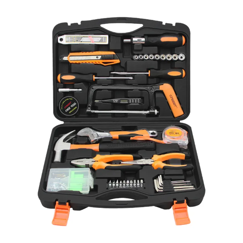 Factory Price 108PCS Multiple Total Tools Sets Home Hardware Kit Tools Repair Maintenance Battery Tool Sets Toolbox Set 208108