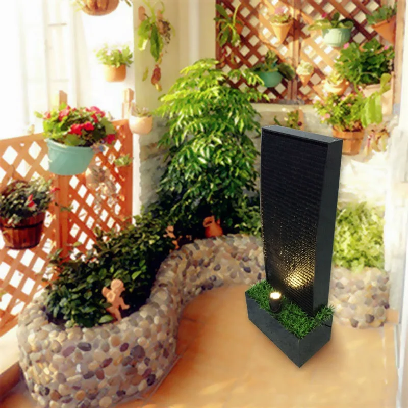 Garden Design Home Outdoor Water Feature Waterfall Wall