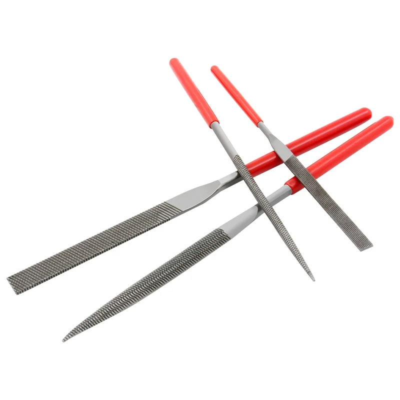 CNC 3*140mm/4*160mm/5*180mm industrial coarse tooth file model tool Diamond Metal Files Set high quality OEM