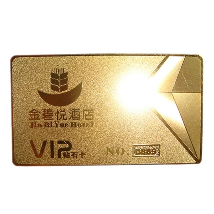  Новинка Лидер продаж металлическая визитная карточка для печати New hot selling products printable metal business