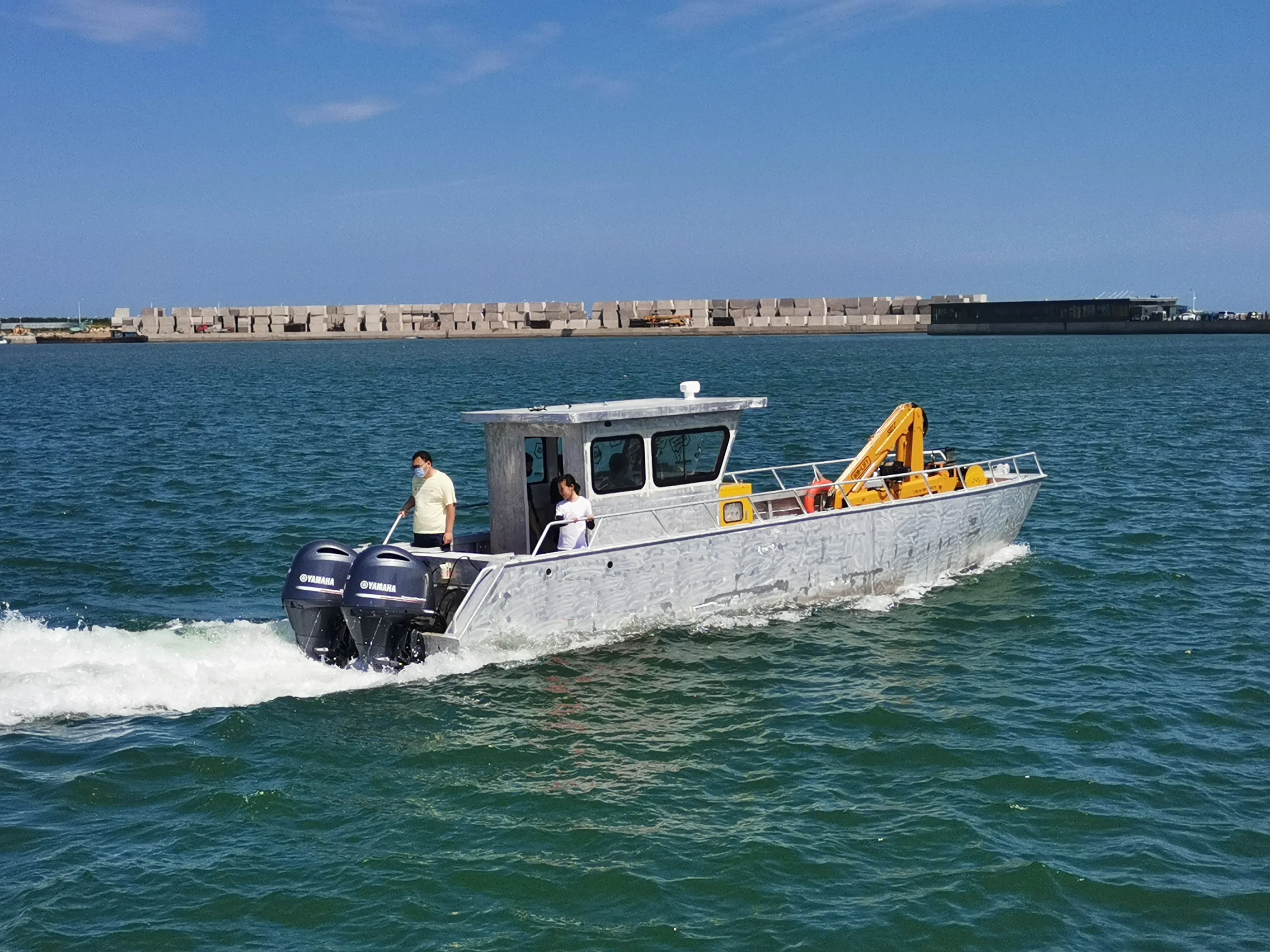 Алюминиевые морские дешевые рабочие лодки Grandsea Tasmania 10 м для продажи посадочная