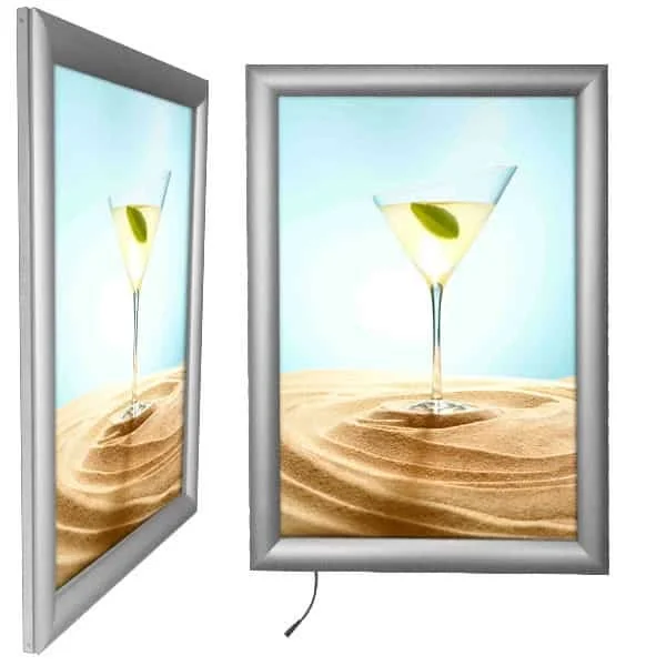 Ultra Slim Lightbox Led Snap Frame Waterproof Led Advertising ultra thin Light Boxes