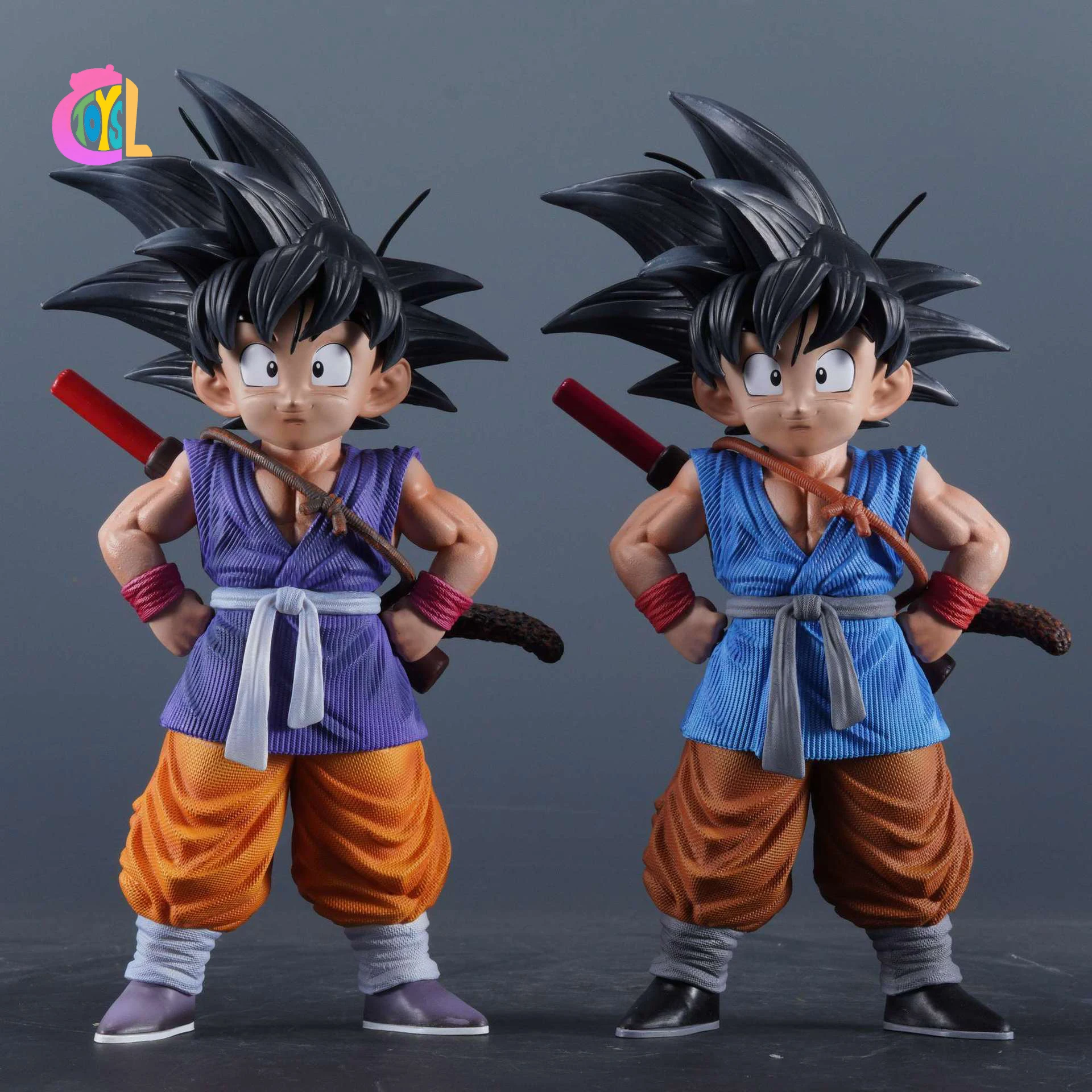 2 Style Child Goku DBZ PVC Toys Cute 19.5CM Model Dragon Ornaments Collection Action Cartoon Anime Figures