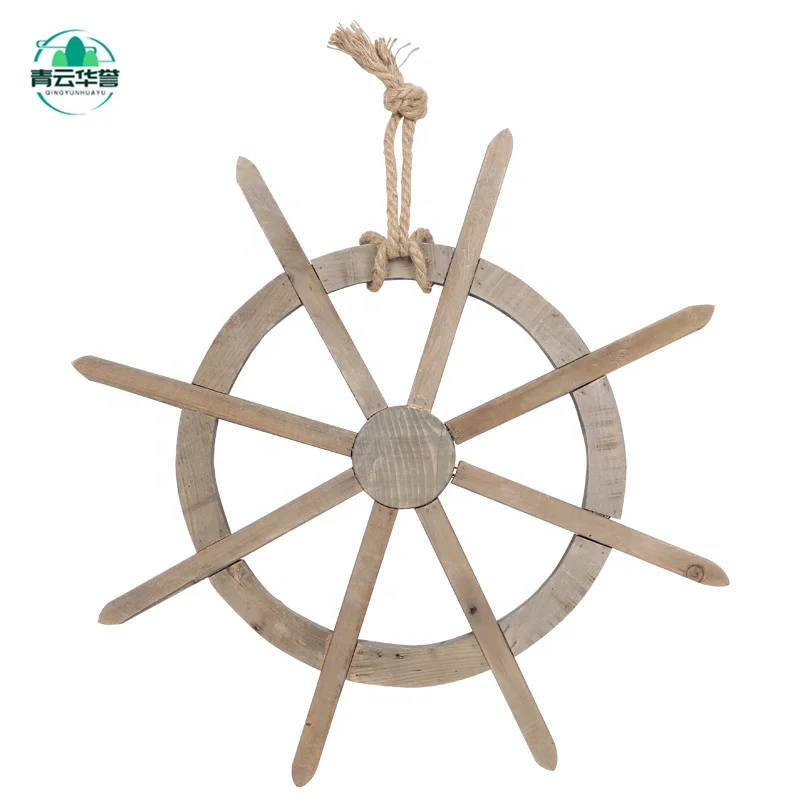 Custom Unfinished Wood Christmas Xmas Decor Supplies Wood Wheel Pendant