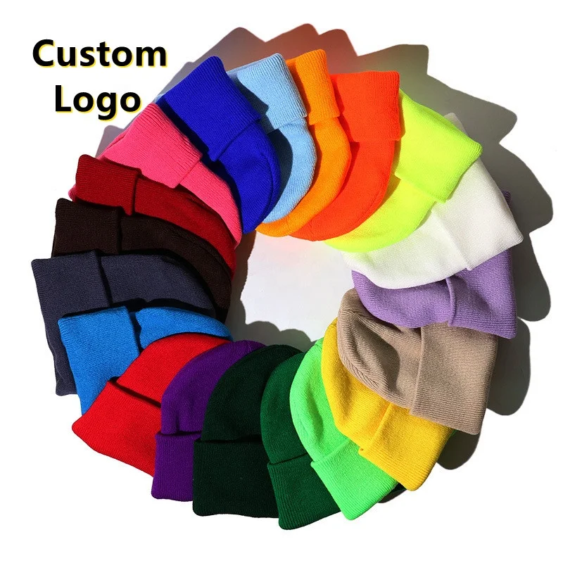 2022 Winter Warm Men Women Skully Knit bennie hats Bonnet Caps Slouchy Skully Beanie hat