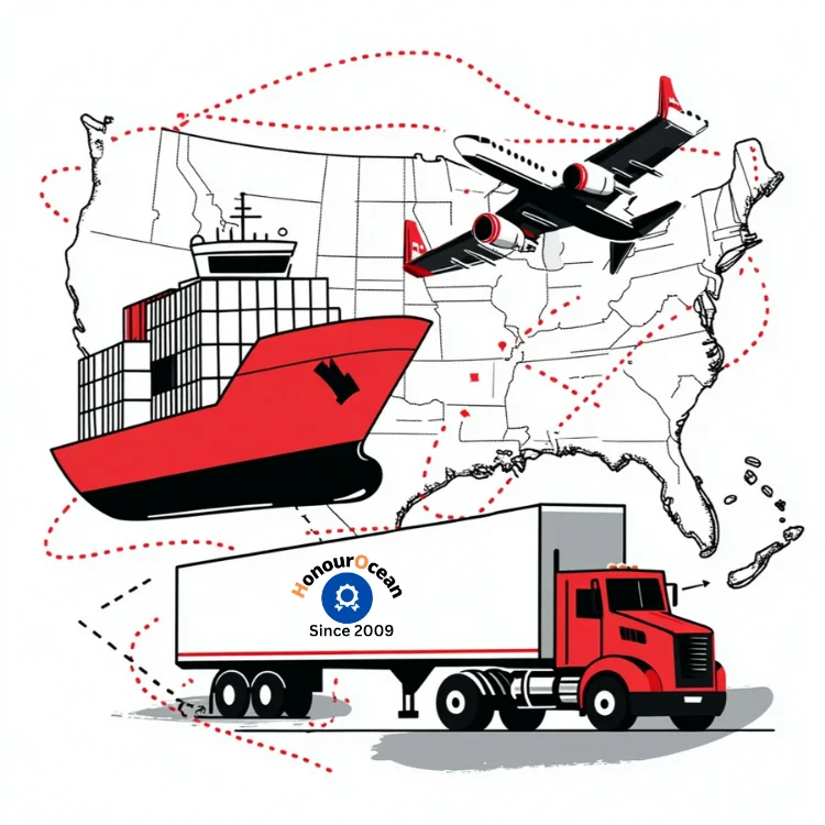 China Top 10 International Freight Forwarder Sea Freight Forwarding Services Cheapest Shipping Agent From China to US