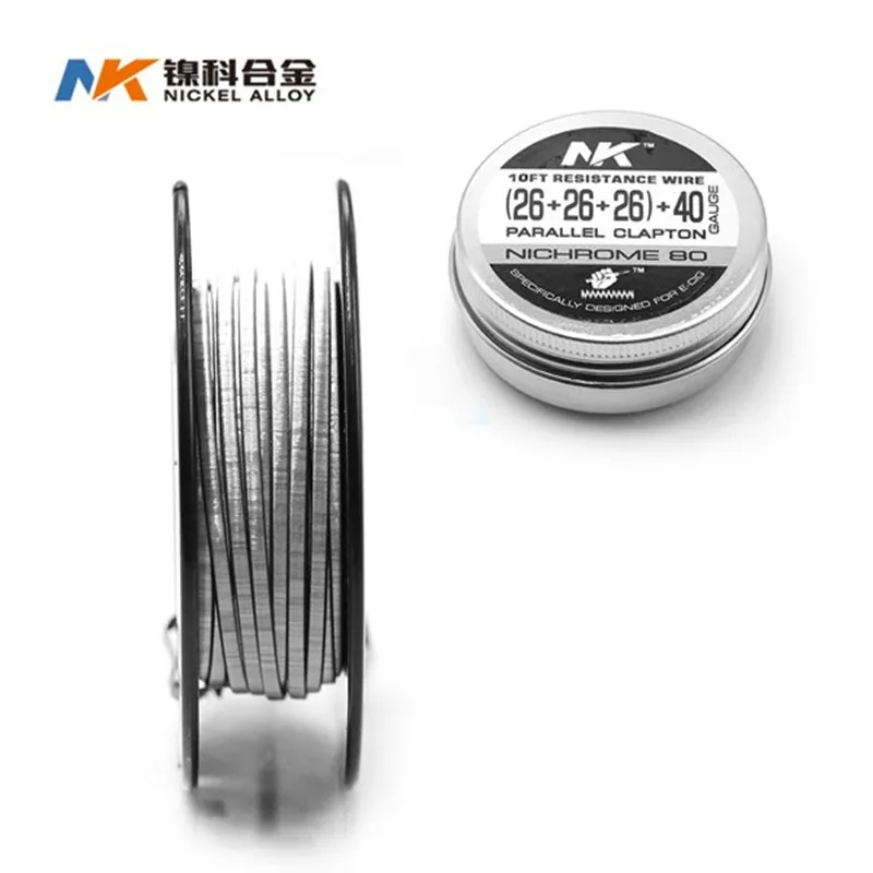NK high quality triple tri core fused clapton wire alien clapton for DIY pre-built coil maker
