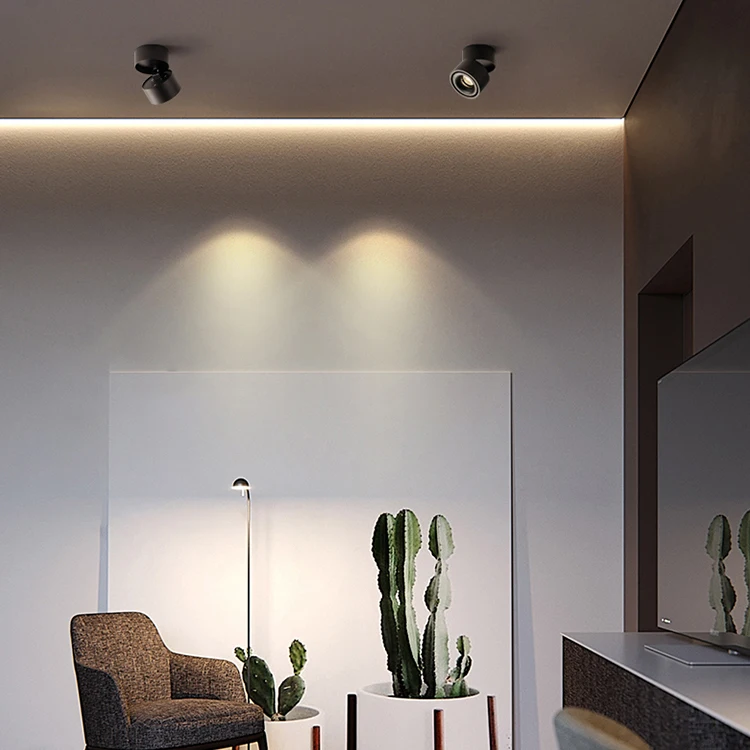 Wholesale Anti Glare Indoor Decorative Office Home Spot lamp Track Light COB 8w LED Spotlight