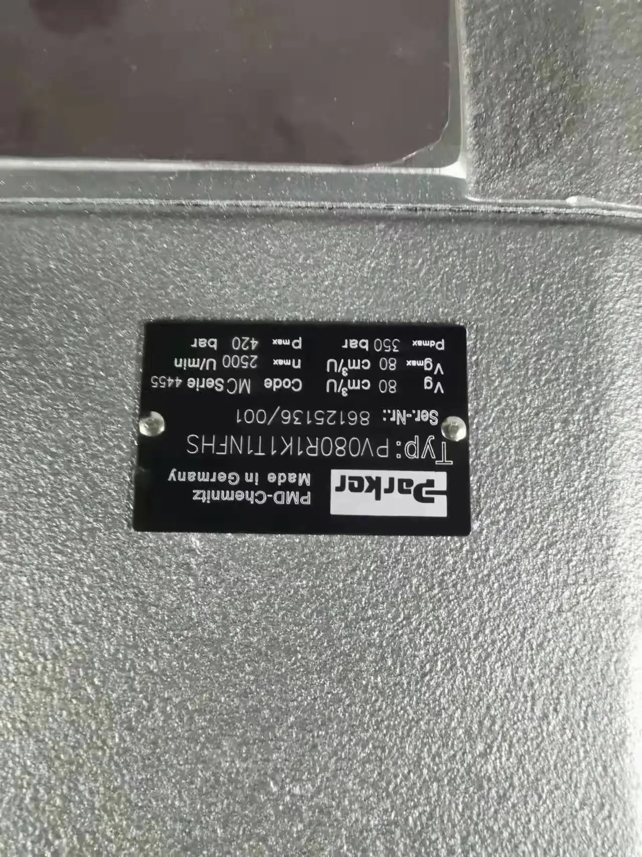 Parker Hydraulic Axial Piston pump PV140R1K4T1NFHS Hydraulic Pump Parts PV PV140 PV140R series parker pump