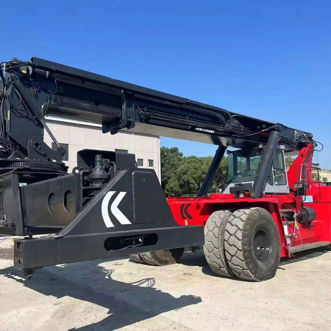 DRF450 Used Kalmar reach stacker price/45 ton reach forklift for containers good condition container reach stacker