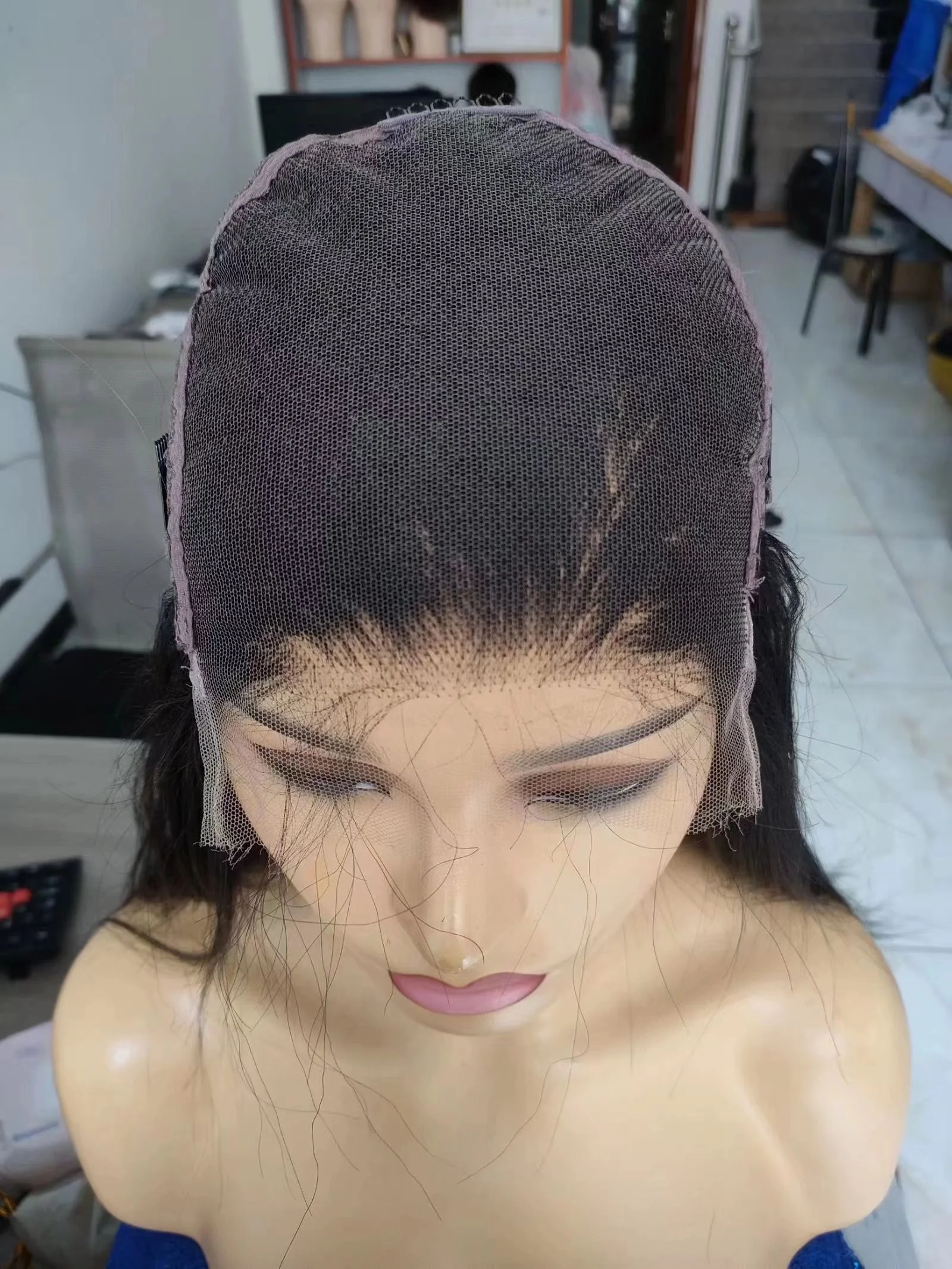 Лидер продаж парик Alia wigs из человеческих волос 12 дюймов высокого качества 5 Х5