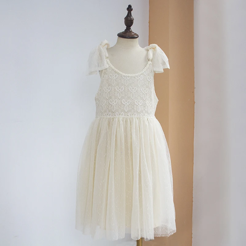 Lovely Halter Princess Baby Girl Party Dresses Thin Breathable Summer Baby Dress Girls With Birthday Dress For 1 Year Baby Girl