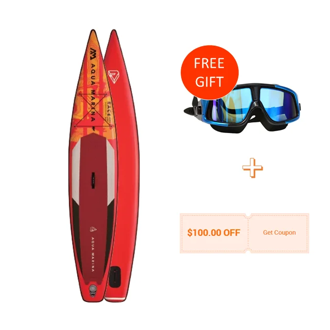The New Listing Stand Up Paddle Include Surf Aqua Marina Fishing 12.6 Inflatable Sup Board