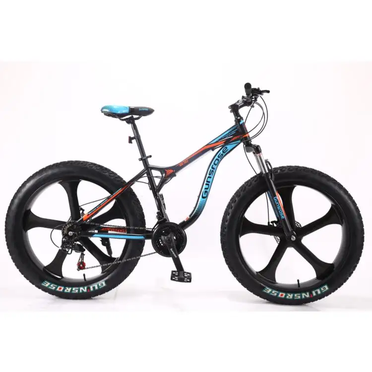26 inch fat tire e-bike e fat bike with Steel frame Snow bike beach e bike Fat Tire Bicycle
