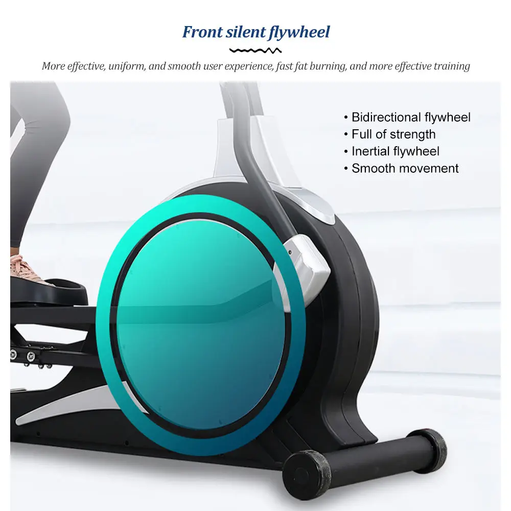 SH Commercial elliptical cross trainer machine 2 in 1 exercise bike cardio fitness home gym equipment
