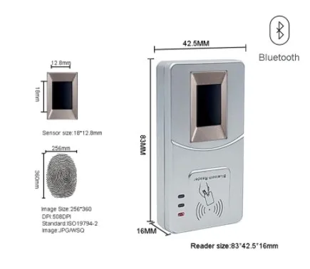 HF7000 Biometric NFC Card Mobile Fingerprint Reader