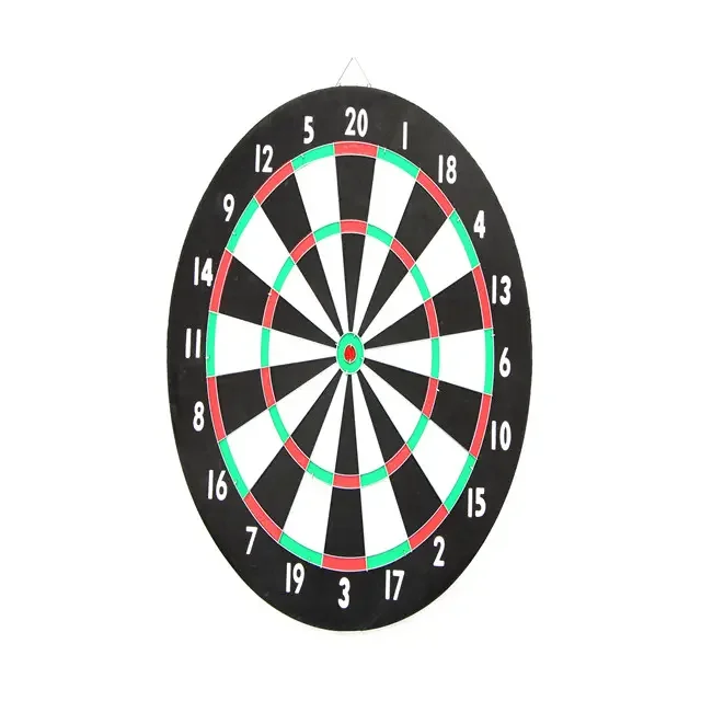 Excellent Offer Low MOQ Bright Round Wire Flocked Paper Dartboard For Kids Play