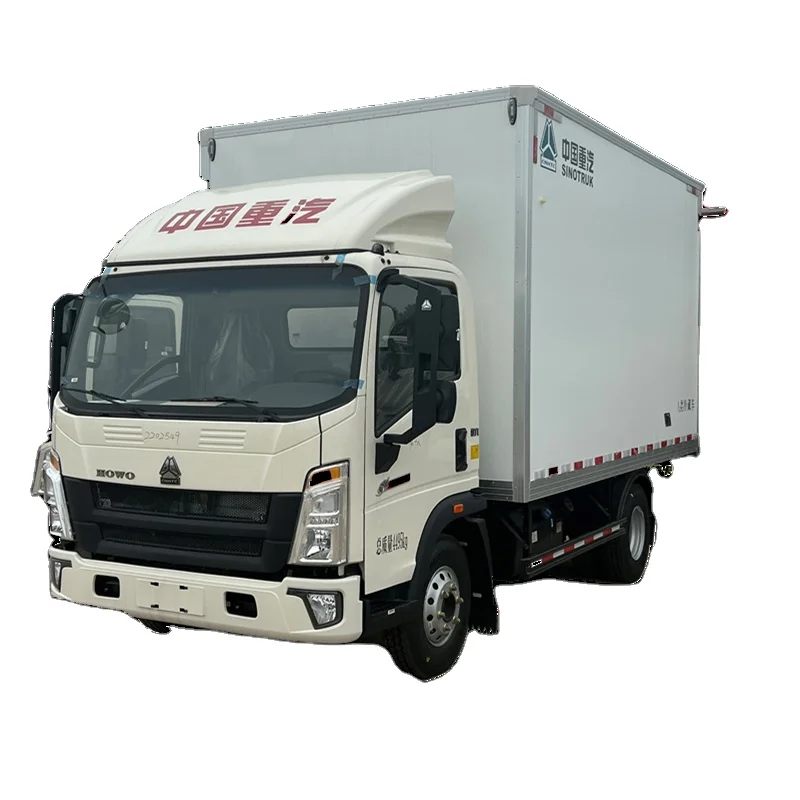Good Quality Sinotruk Brand  New Howo Euro2  371hp    LHD 4x2 3-8ton  Camion frigorifique  Refrigerated Truck  for sale
