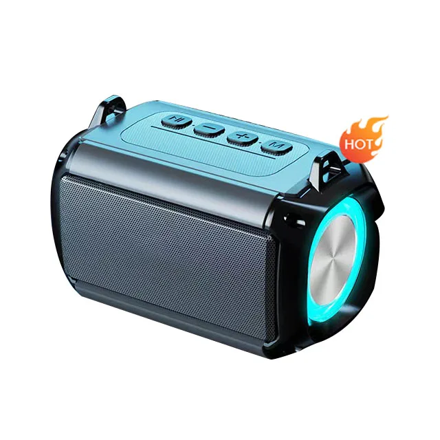 Amazon Top Sell Mini Wireless Blue tooth Speaker Portable Outdoor Blue tooth Speaker With LED Light