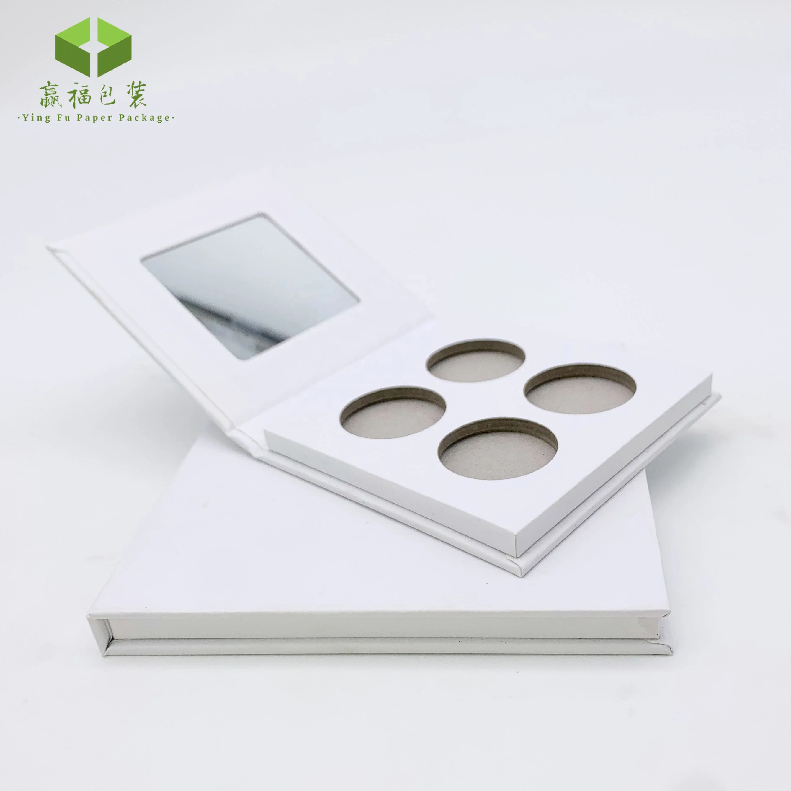 3 color blush palette packaging Custom Made Make Up Palette Paperboard Empty Eyeshadow Package With 100% Safety