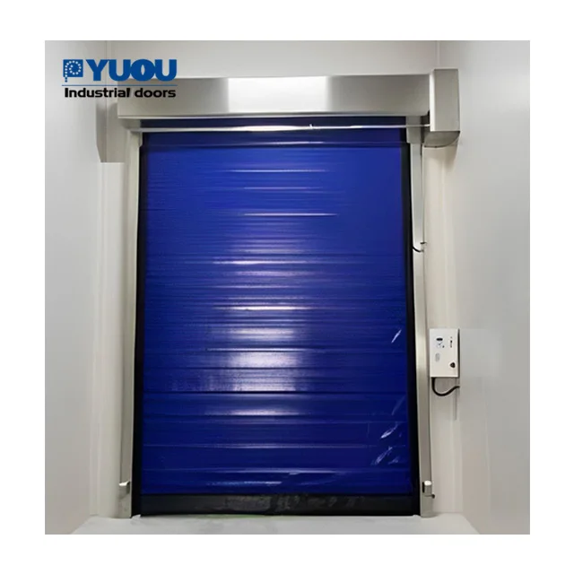 Factory Price Hot Selling Fast Action Warehouse Dock Rapid Door High Speed Low Temperature Cold Storage freezer Frozen Door
