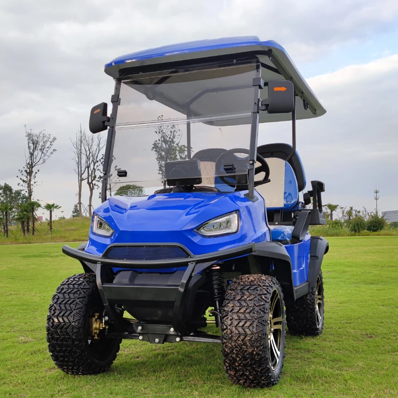 2023 New Chinese 72V 4KW 5KW 7KW AC motor 4 wheel 2+2 Seater Golf Carts Electric Golf Kart