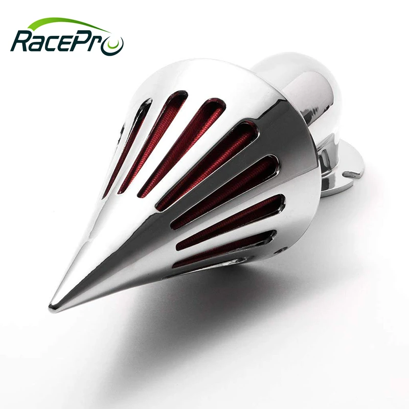 Аксессуары для мотоциклов RACEPRO запчасти конусный воздухоочиститель с шипами комплект впускных фильтров моделей Harley Davidson XL sportster