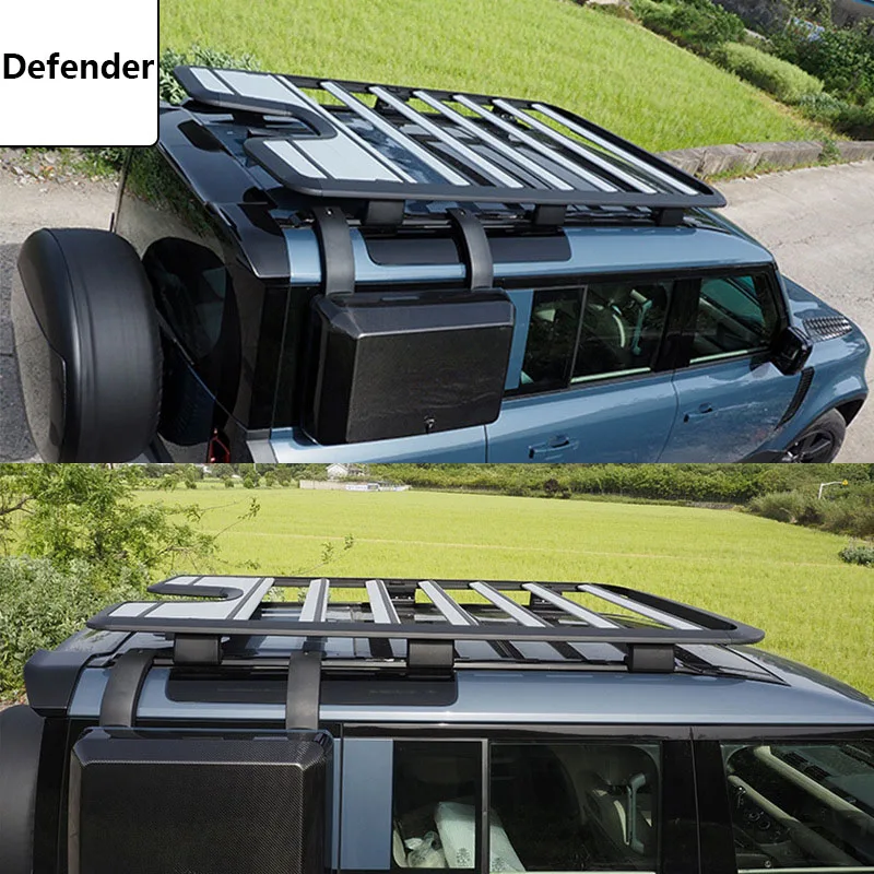 Wholesale Offroad 4x4 Auto Part Steel chrome Roof rack for 2020 Land Rover Defender Car accessories roof luggage