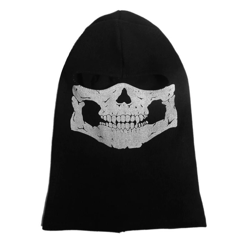 Customizable Summer Breathable Motorcycle Cycling Face Guard Sunscreen Riding Face Guard Half Face Skull Guard