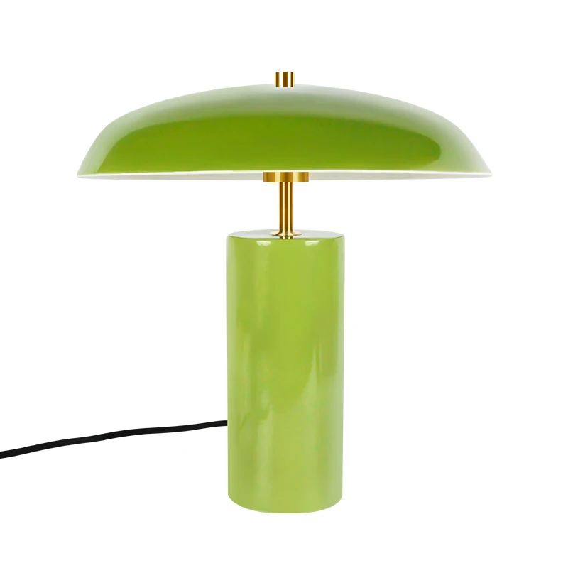 Factory new coming table lamp night bedside reading desk lamp ceramic home decor night led mushroom light lamp