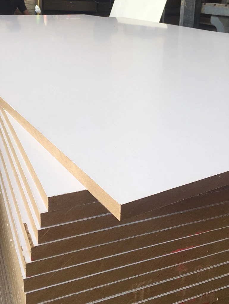 Manufacture White Melamine MDF Double-side surfaced melamine wood sheet Fibreboard