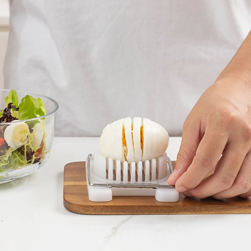 hot sale kitchen gadget egg  tool Egg Cutter Strawberry Slicer Stainless Steel Wire Egg Slicer for fruit