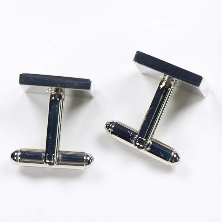 French cufflink set Customised Logo Metal Cuff Links Men