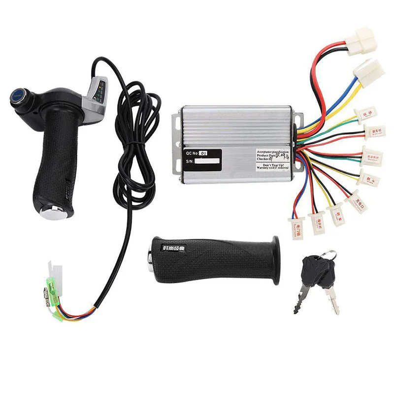 36V 48V 1000W Electric Scooter Tricycle ebike Controller 36 48 Volt 1000 Watts YK33 Brush DC Motor Controller Throttle Set