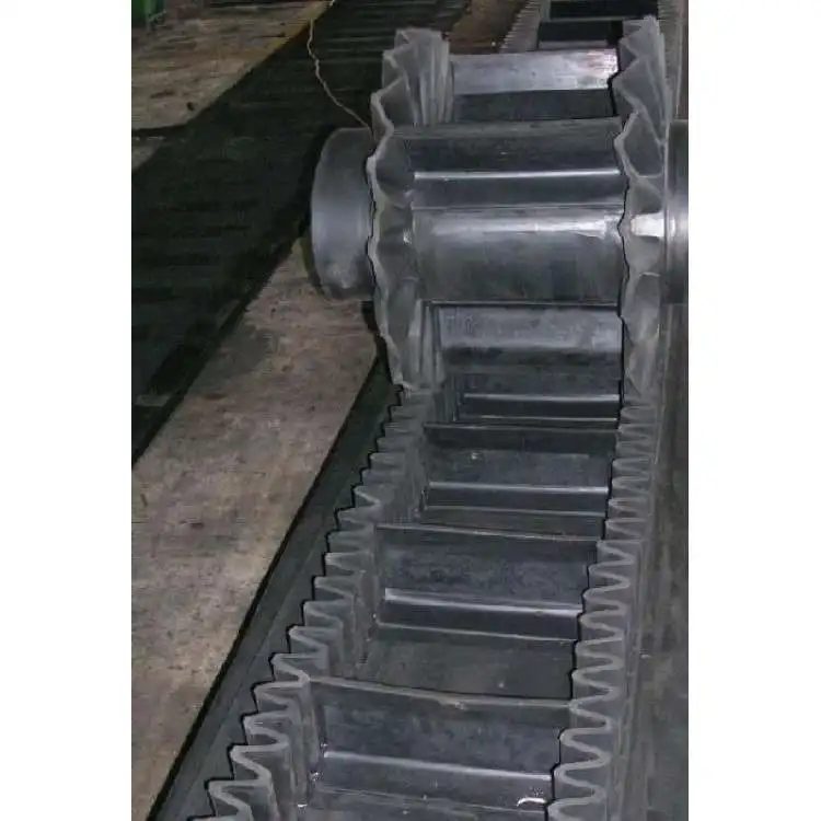 
china durable corrugated apron sidewall rubber conveyor belt for wholesale 