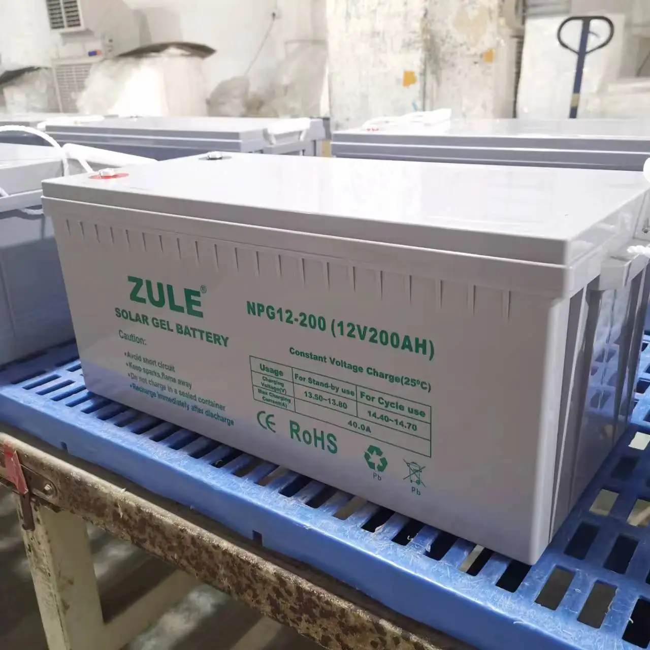 OEM Deep Cycle Safe Solar Gel Batterie Solaire 12V 200Ah Lead Acid Batteries For Solar System