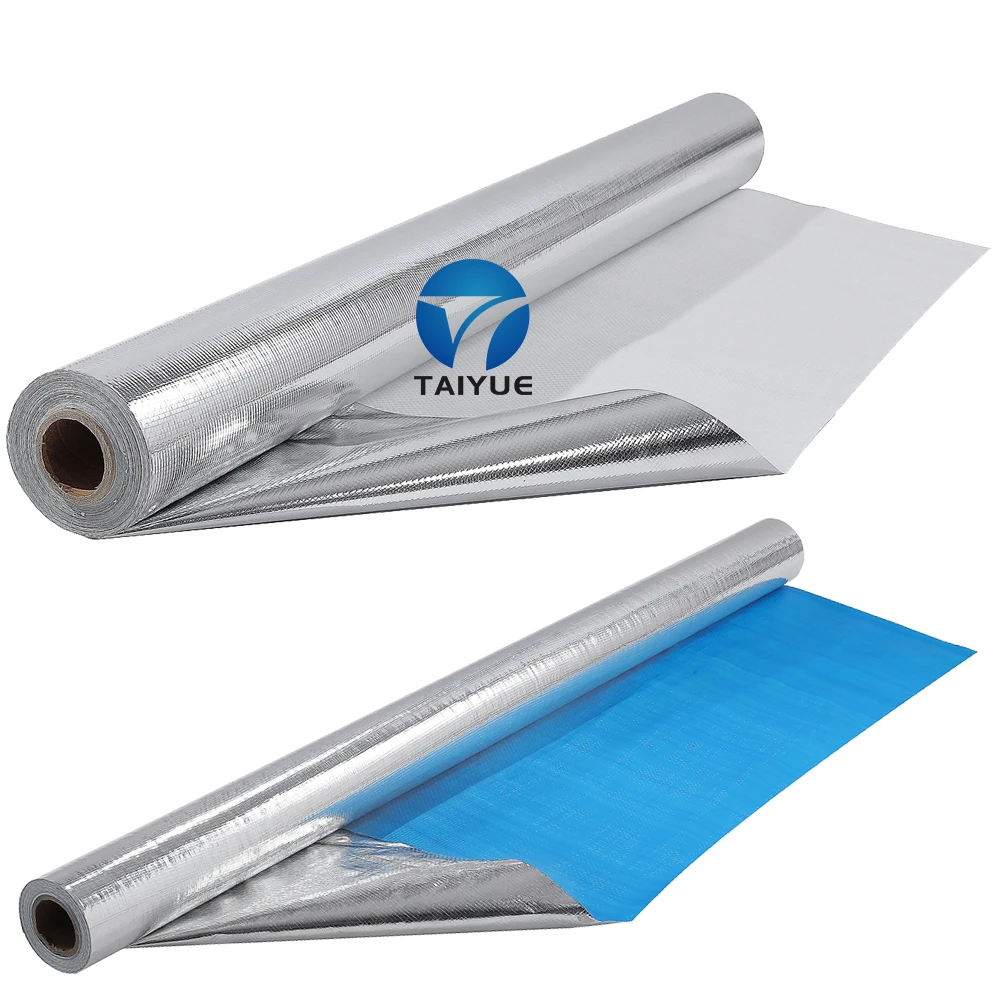 perforated aluminum foil fiberglass vapor barrier foil insulation aluminum foil roll roof sarking radiant barrier