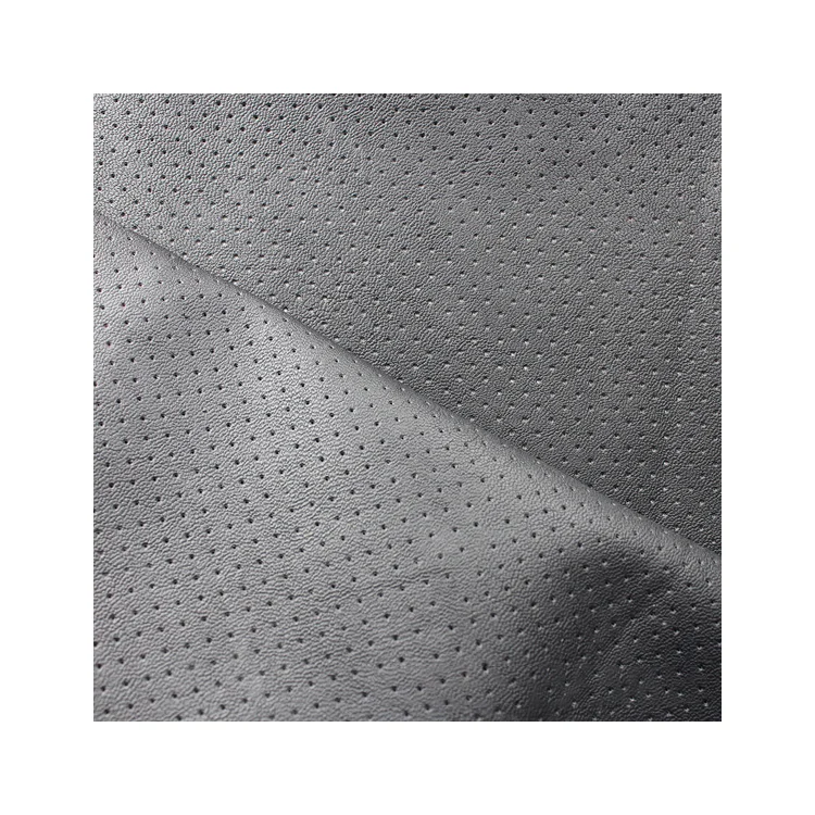 Printed Pu Custom Leather Fabric Design Leather Fabric Perforated Leather Material For Car Seat