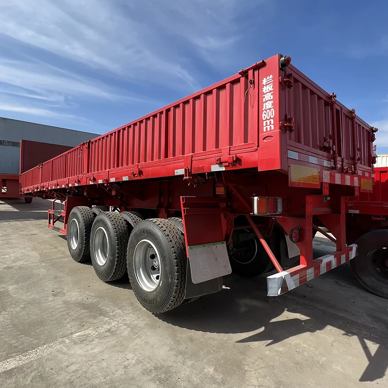 50T 40ft Cargo Transport Truck Trailer 3-axles 12 Wheels trailer