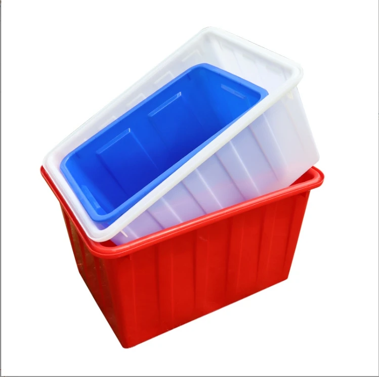 Большой 30 л-2200 л пластиковый из полиэтилена HDPE твердая оборотная коробка аквариум пруд для рыбы