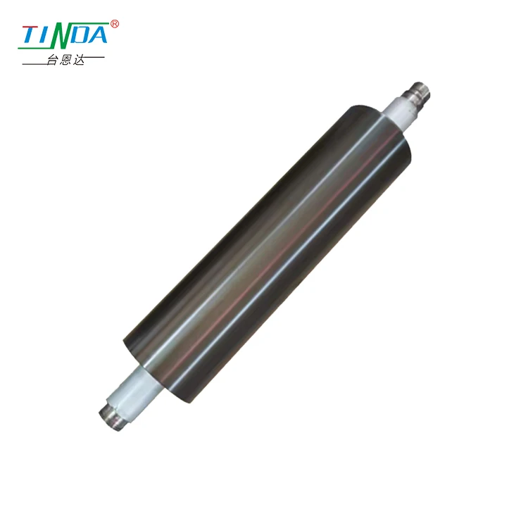 The customer order  Fixed roller with shaft coated roller weldment Nip Roller