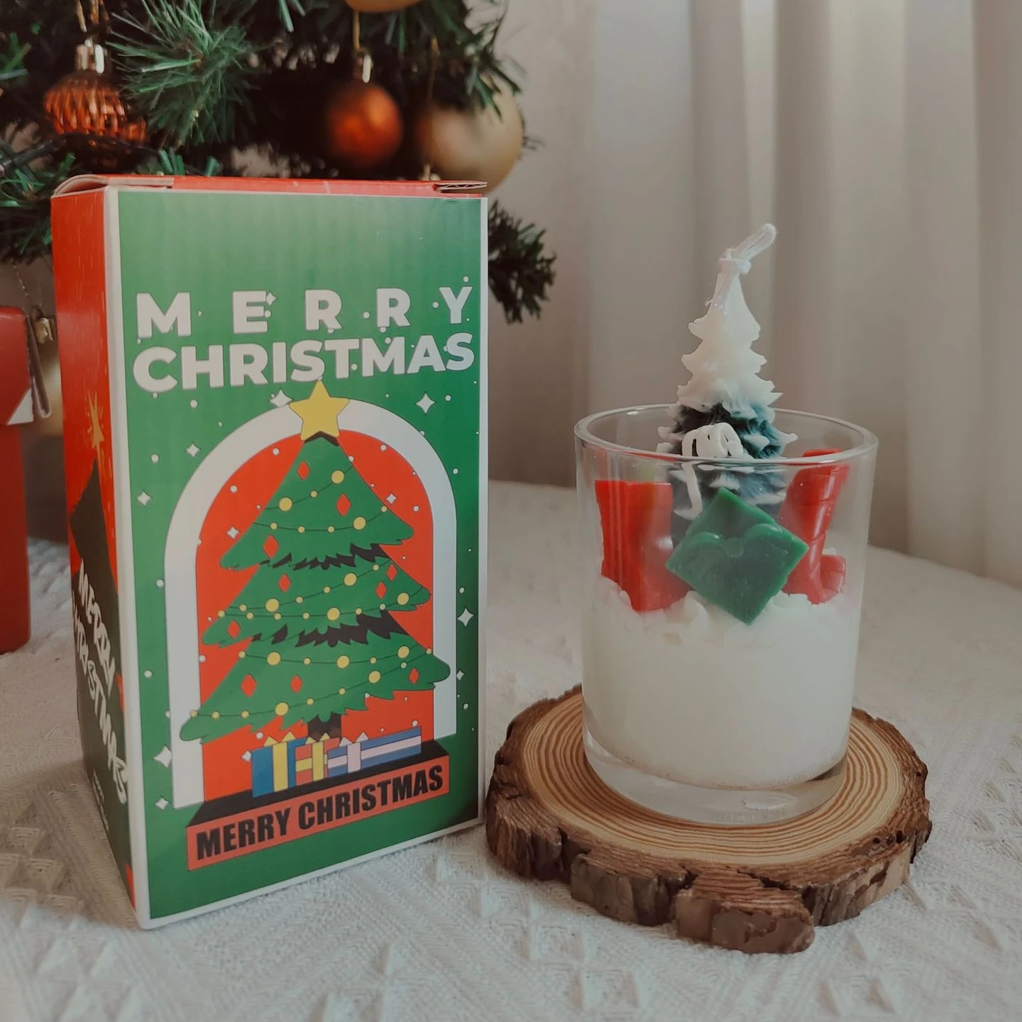 Wholesale Candles Set Supplier Custom Luxury Art Gift Christmas Candle For Home