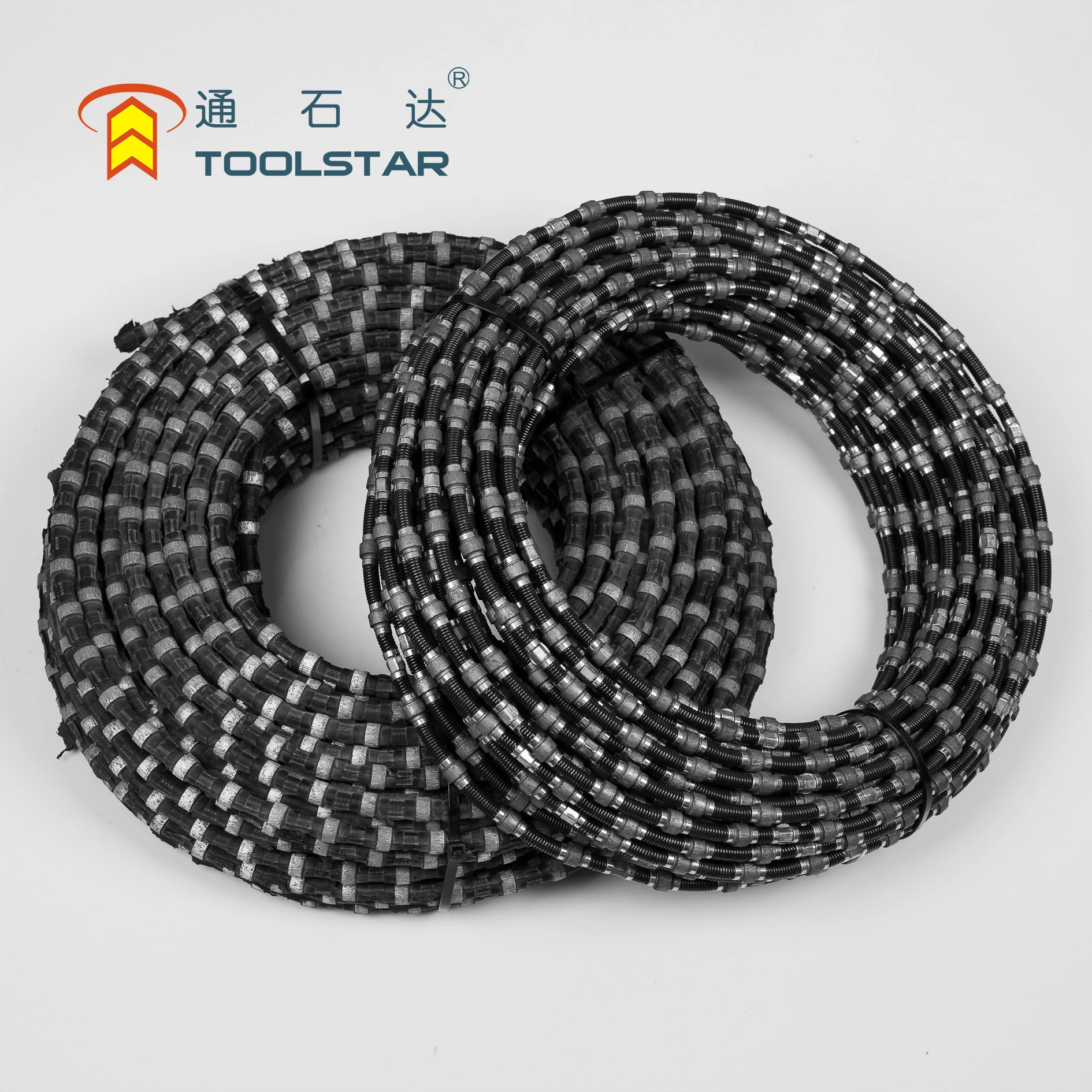 Toolstar Factory Price ODM OEM 11mm 11.5mm Diamond Quarry Wire Saw for Marble Shaping Cutting
