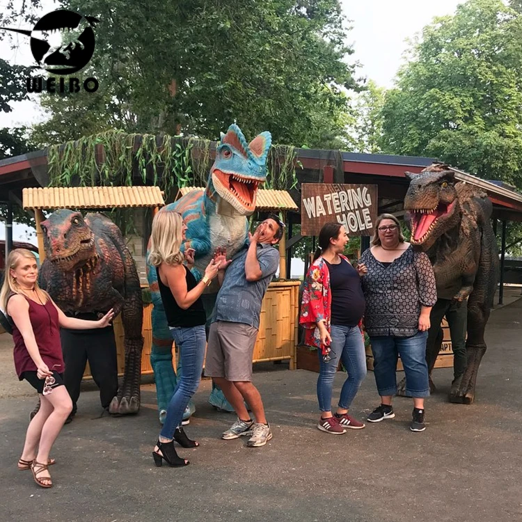 Dino Park Attraction Realistic Dinosaur Costume