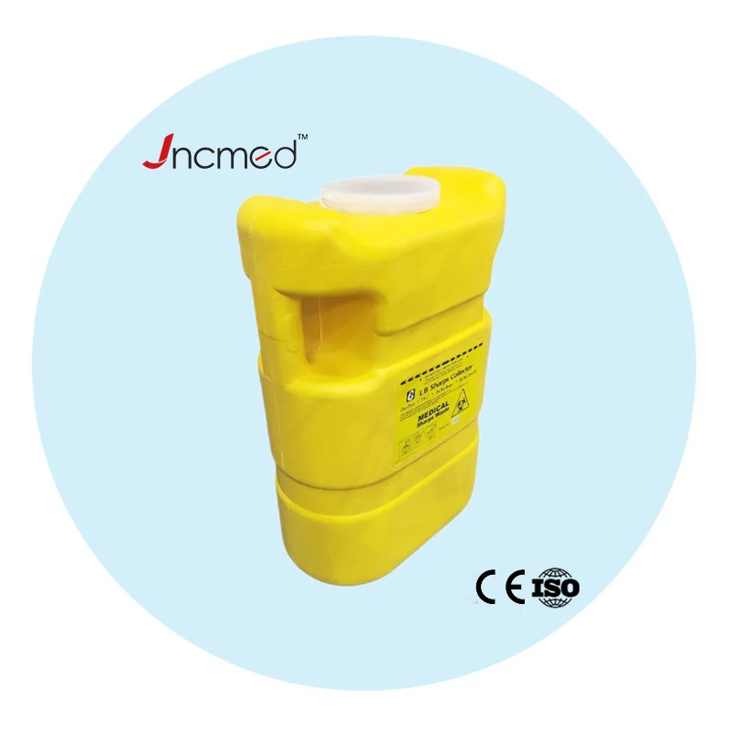 7.8L different size sharp container AU market new Design sharps container for medical wastes