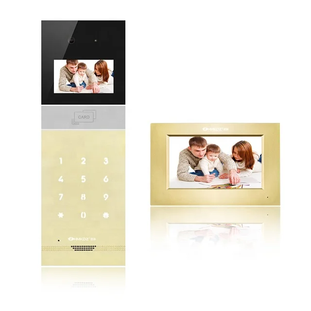 Apartment Smart Electronic Doorbell Wifi Ip Door Phone Video Intercom System Multi Residence Doorbell