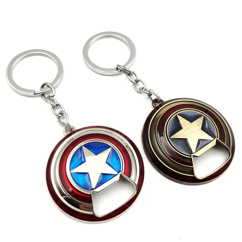 Брелок из фильма «мстители», Капитан Америка, открывашка для бутылок, аксессуары для питья