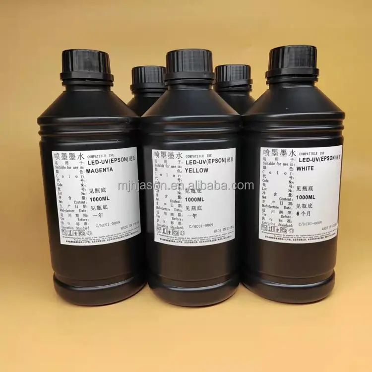 Mojiahui Led Uv Premium Curable Ink For Epson Dx6 R1900 Dx5 Dx6 Dx7 Dx8 Xp600